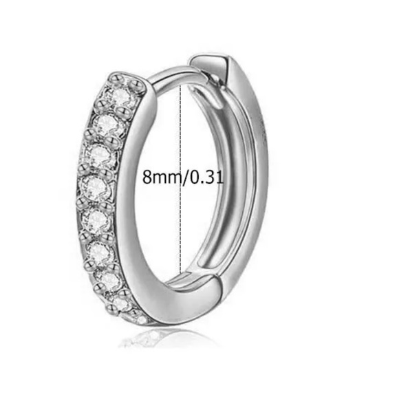 Diamond Encrusted Korean Ear Accessories Senior Sense Temperament Foreign Trade - Picture 3 of 7